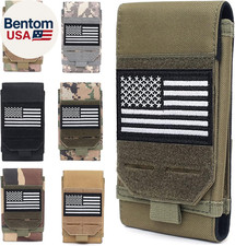 Molle Phone Pouch Tactical Cell Phone Holster Waterproof Belt Case Army Green