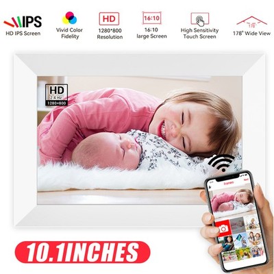 10,1 Zoll Bilderrahmen Rahmen Digitaler Fotorahmen Groß Hi Resolution Für Fotos