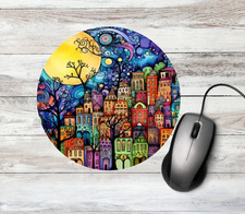 Round Mouse Pad / Mousepad Mat For Computer PC Desk Gift Gaming Mouse Pad