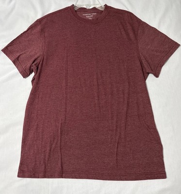 American Eagle Shirt Mens Size Large Maroon Tee Shirt Super Soft Standard Fit