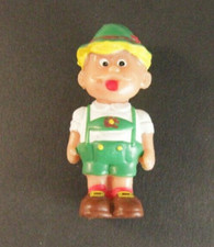 Vintage Irish Leprechaun Boy Kiss the Stone Frig Magnet