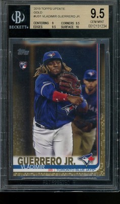2019 Topps Update Vladimir Guerrero Jr. Gold Rookie /2019 BGS 9.5 Blue Jays