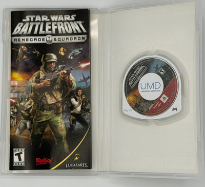 Star Wars Battlefront Renegade Squadron PSP CIB Complete Tested Working NTSC