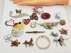 Vintage to Modern Brooch Pin Costume Jewelry Lot REPAIRS!!!(12)