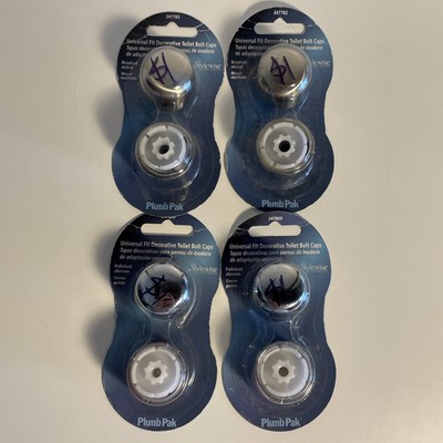 (3-Pk) Plumb Pak Universal Bolt Cap Polished Chrome 247800 PP835-30PCL
