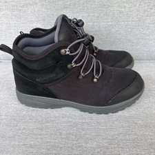 Columbia Youth Fairbanks Mid-Big Kids Black Winter Boots Size 6