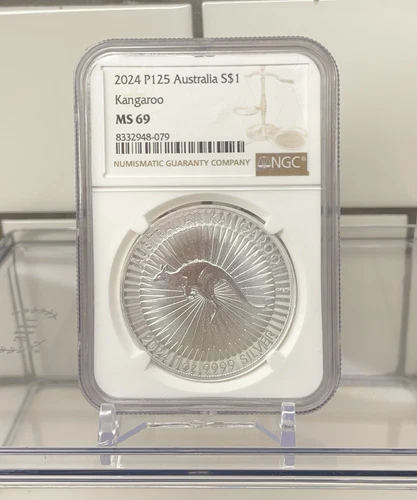 2024 P125 Australia S$1 NGC MS69 Kangaroo
