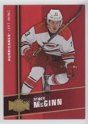 2015-16 Fleer Showcase Metal Universe PMG Red 97/150 Brock McGinn Rookie RC 5mc