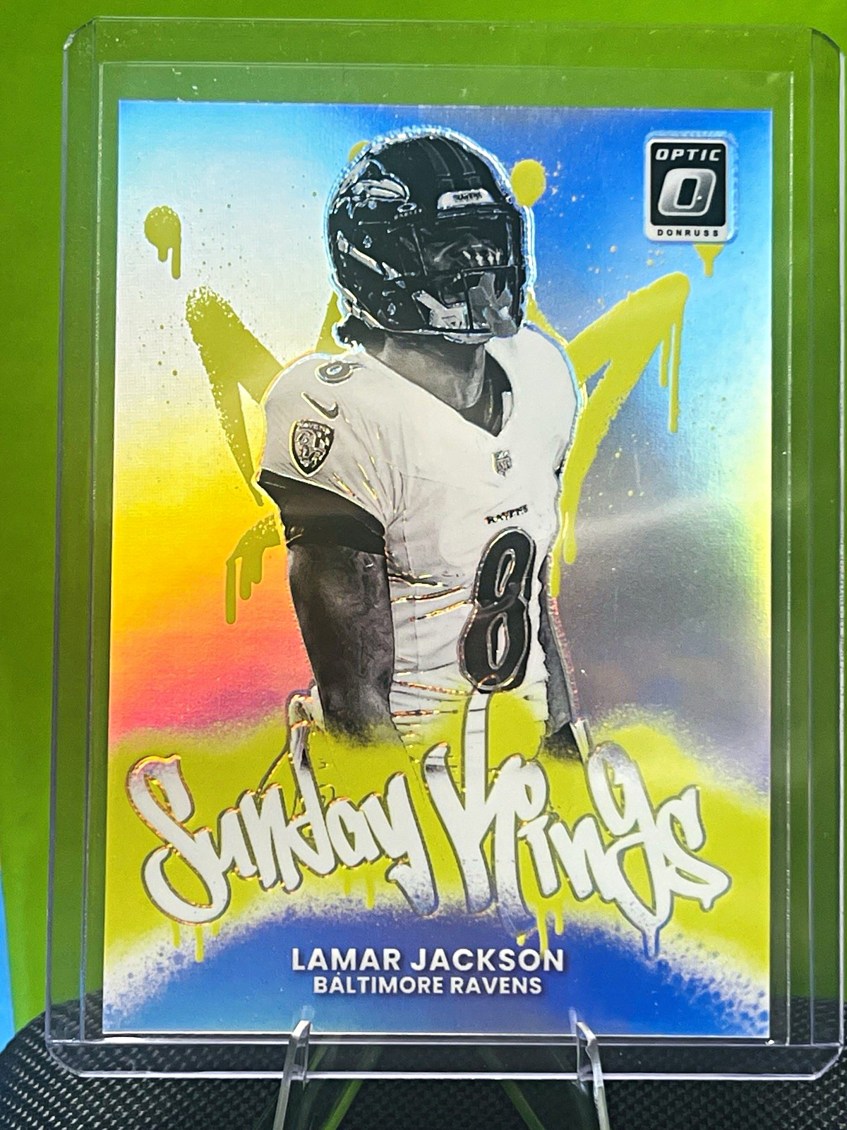 Panini 2025 Donruss Optic Sunday Kings Insert Lamar Jackson Ravens Football #5