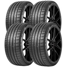 Qty 4 29540r18 Kumho Ecsta Sport Ps72 103w Sl Black Wall Tires Qty 4 29540r18 Kumho Ecsta Sport Ps72 103w Sl Black Wall Tires