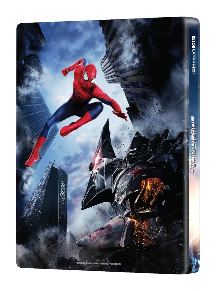AMAZING SPIDER-MAN 2 MANTA LAB DOUBLE LENTICULAR A 4K UHD BLU-RAY STEELBOOK *NEW - Image 4 of 4