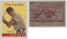 1958 Topps Jim Landis (Team Name in White) #108