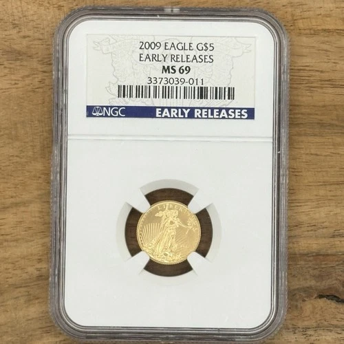 2009 1/10 oz American Gold Eagle MS-69 NGC (Early Releases)