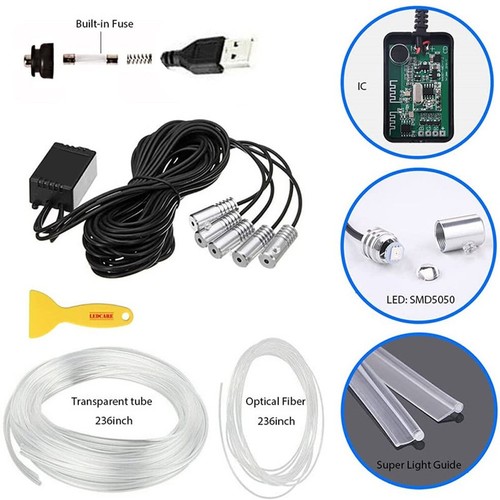 5 IN 1 Multi Function RGB LED Car Lights with Easy APP Control for Decoration - Picture 7 of 11