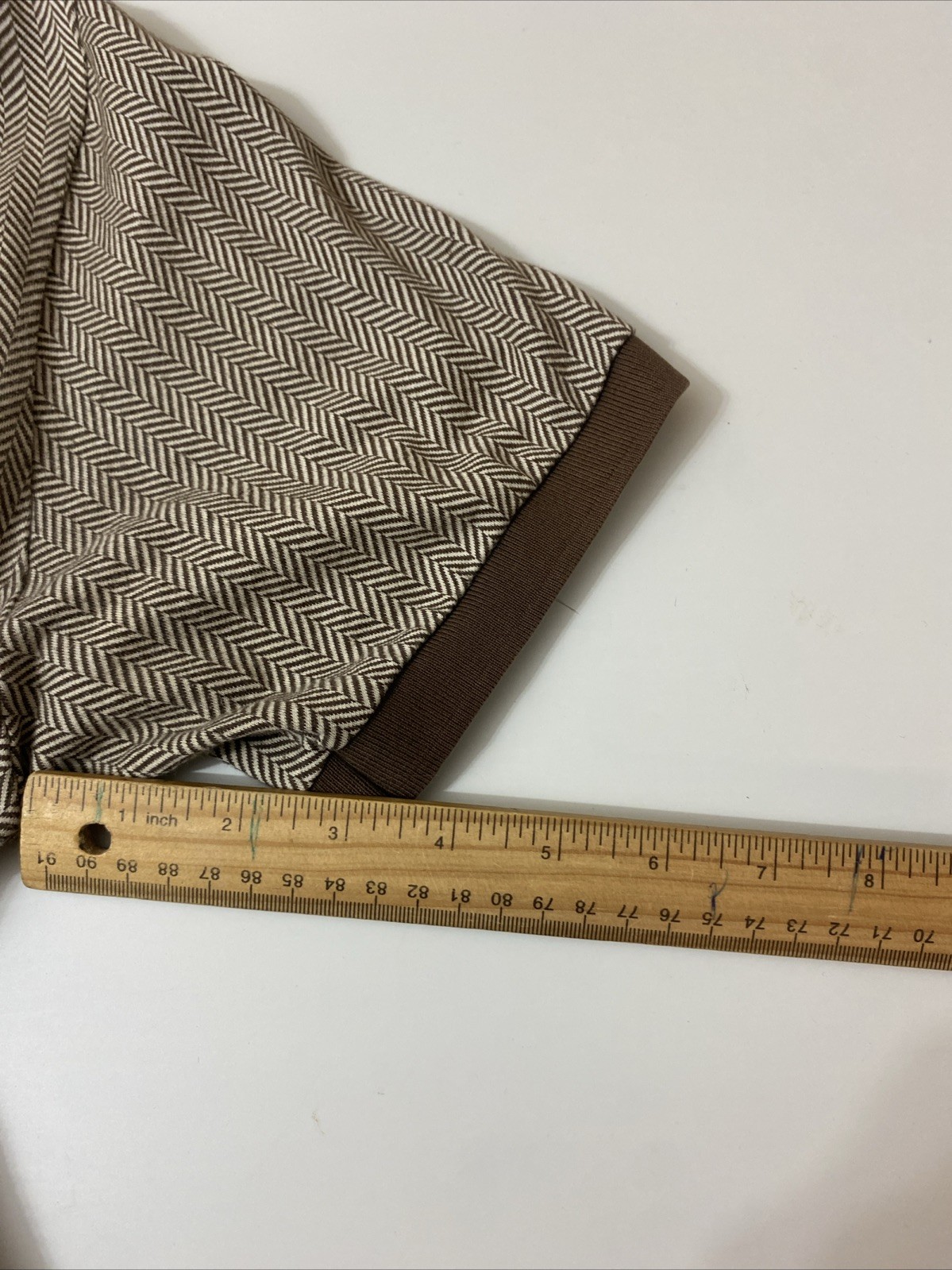 POLO RALPH LAUREN Men's  Polo Shirt Henley Collar Brown XL Pima Cotton thumbnail 9