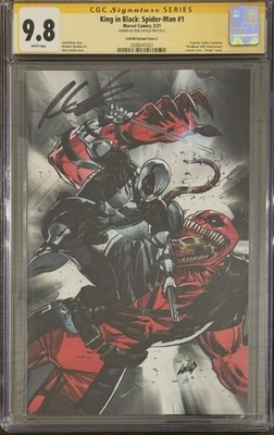 King In Black: Spider-Man #1 (Variant Cover C)  CGC SS 9.8 Signed By Rob Liefeld