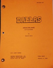 Dallas Original Script Wedding Bell Blues Final Draft With A Larry Buck