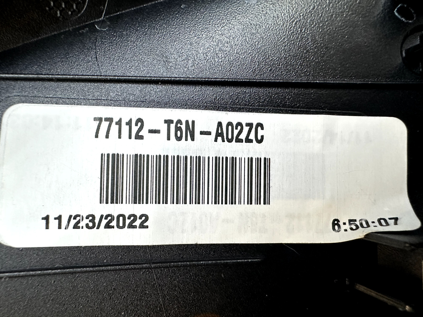 2017-21 ACURA NSX INSTRUMENT CLUSTER PAD OEM PART # 77112-T6N-AO2ZC