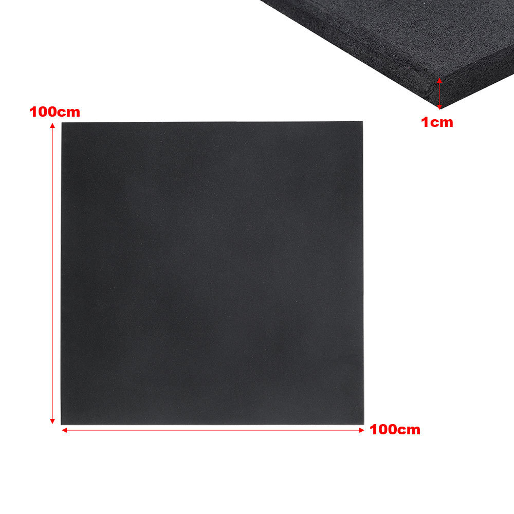 10/15/20/30mm Thick Rubber Gym Floor Tiles Heavy Duty Gym Mats NonSlip