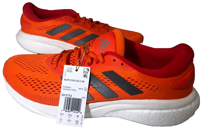 Men's Adidas Supernova 2 Running Low Top Shoes Impact Orange