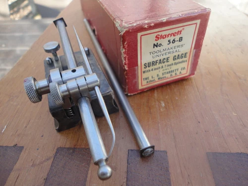 Starrett N. 56-B Small Surface Gage NOS