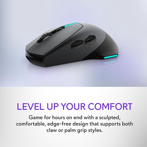 Wired/Wireless Gaming Mouse AW610M: 16000 DPI Optical Sensor - 350 Hour Recharge - Picture 8 of 12