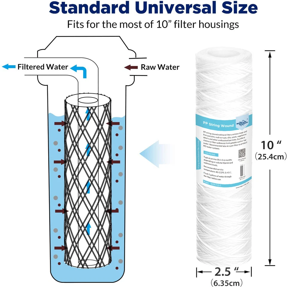6 Stage 100 GPD pH+ Under Sink Reverse Osmosis RO Filtration System Water Filter - Image 3 of 4