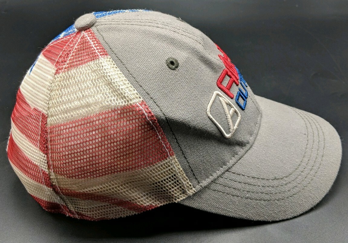 ALPHA OUTPOST gray adjustable cap / hat - America… - image 3