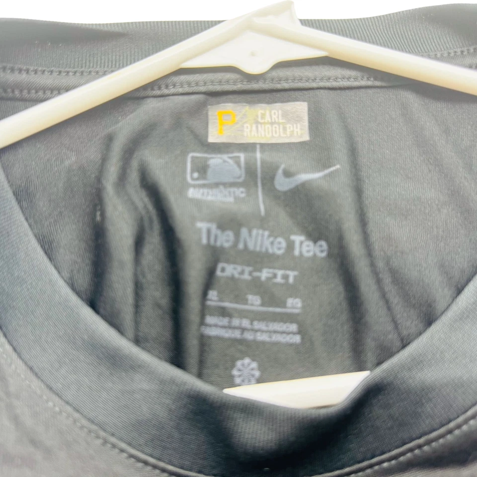 Moletom Pittsburgh Pirates Nike XL preto manga longa beisebol MLB usado - Imagem 3 de 3