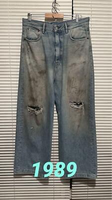 Vintage 1989 Acne Studious Destroy Denim Pants Mens Size Vintage 1989 Acne Studious Destroy Denim Pants Mens Size
