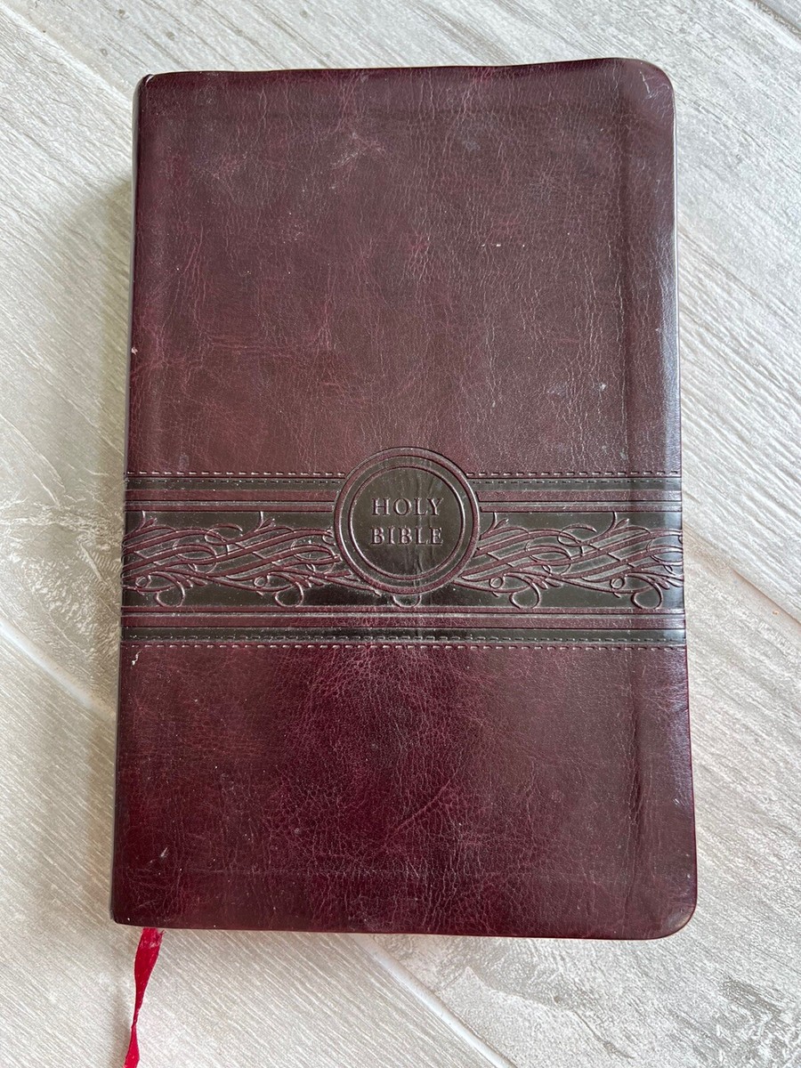 ✝️ MEV Bible Personal Size Large Print Cherry Brown: Modern