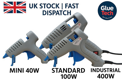Heißklebepistole 40W 100W 400W | 11mm | Profi Industriewerkzeug | UK Stecker