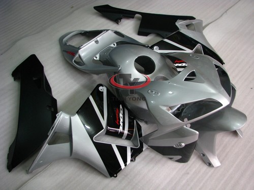 Fairing Kit For Honda CBR600RR 2005 2006 F5 ABS Injection Bodywork Black Silver