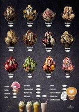2 St&uuml;ck -- Eis to go Plakat, DINA 1, 170g, black edition
