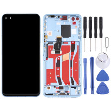 OEM For Huawei Nova 6 5G LCD Screen Display Touch Digitizer Assembly Blue Frame