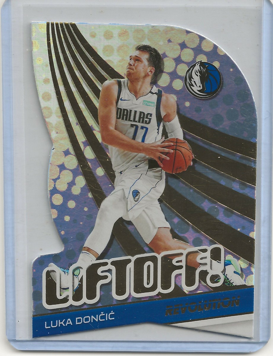 Luka Doncic 2020-21 Panini Revolution Liftoff Die Cut #8 Dallas