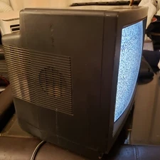 Sanyo Avm-1301 13 inch CRT Color TV Television Retro Gaming TV No Remote