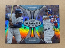 Banks / Baez ~ 2019 Topps Chrome Greatness Returns #GRE-14~ Cubs          -