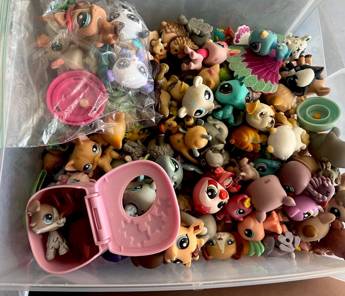 2 Little Petshop Dont 1 Géant Chiens LPS