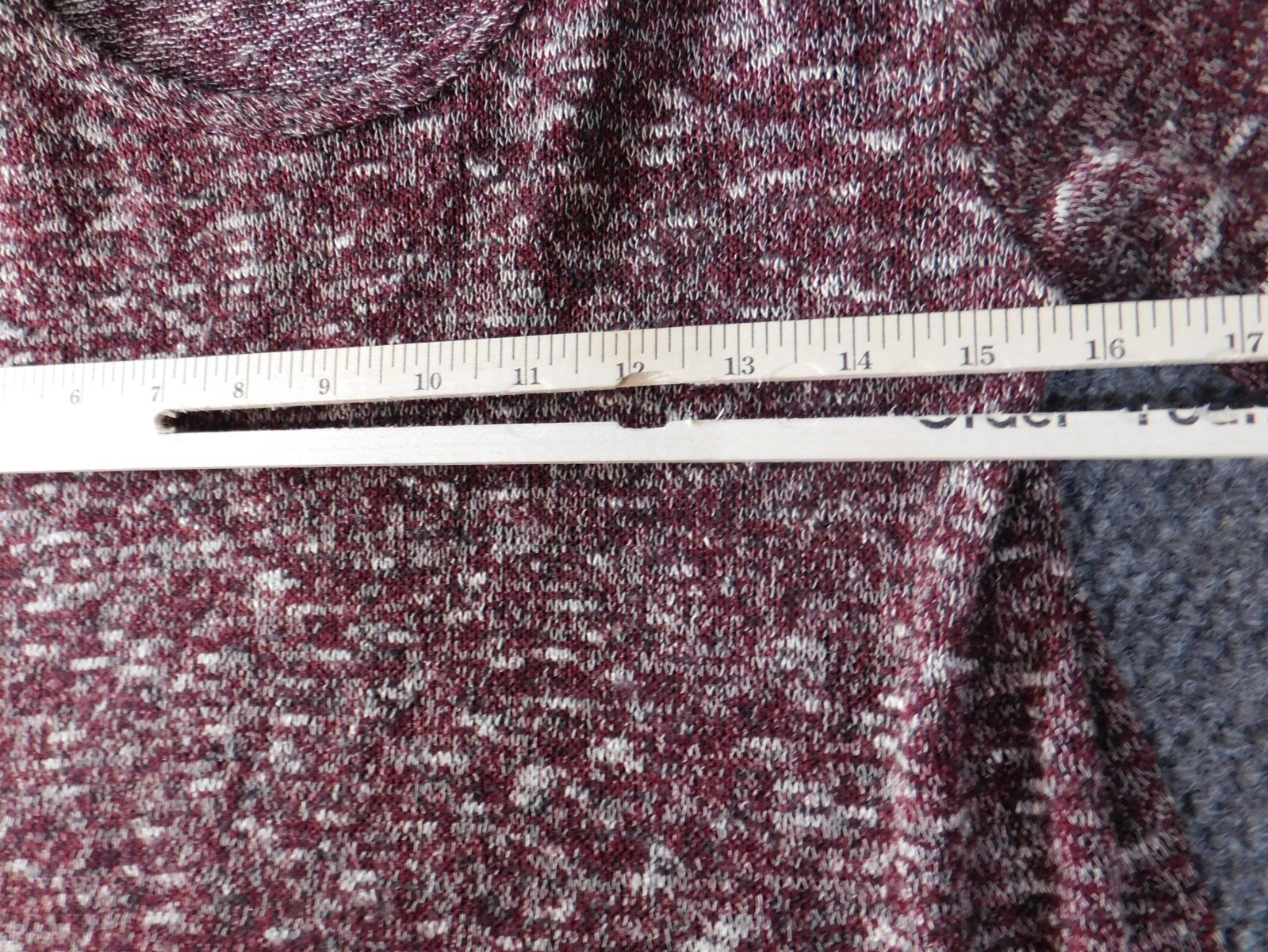 Red Sweater Large pullover stretch  pullover top - image 5