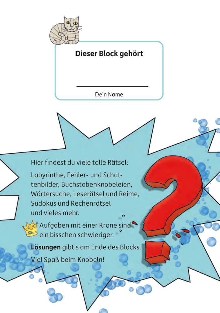 Thumbnail - Rätselblock Band 2 Ab 9 Jahre