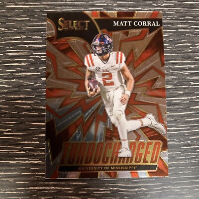 2022 Panini Select Draft Picks MATT CORRAL Turbocharged #TMC PANTHERS Silver 3B4