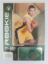 2004-05 Upper Deck Black Diamond Emerald Sasha Vujacic RC Rookie #173 23/25