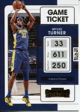 2021-22 Panini Contenders Game Ticket Bronze Myles Turner #12