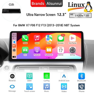 12.3'' Linux Android Auto Radio For BMW 6 7 Series F06 F12 F13 NBT CarplayStereo