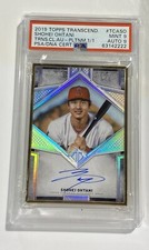2019 TOPPS TRANSCENDENT SHOHEI OHTANI ANGELS TCA-SO  Psa 9 AUTO 9 1/1