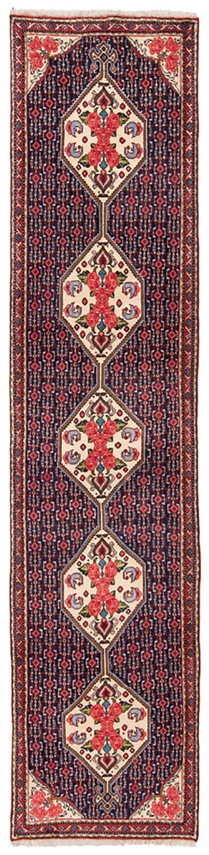 Tapis persan vintage en laine et soie, tapis scène de chasse - France