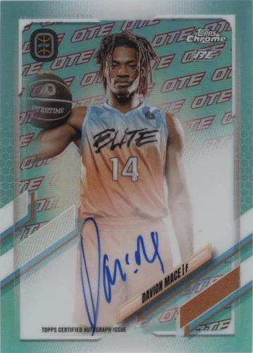 2021-22 Topps Chrome OTE Overtime Elite - Davion Mace #CA-DM2