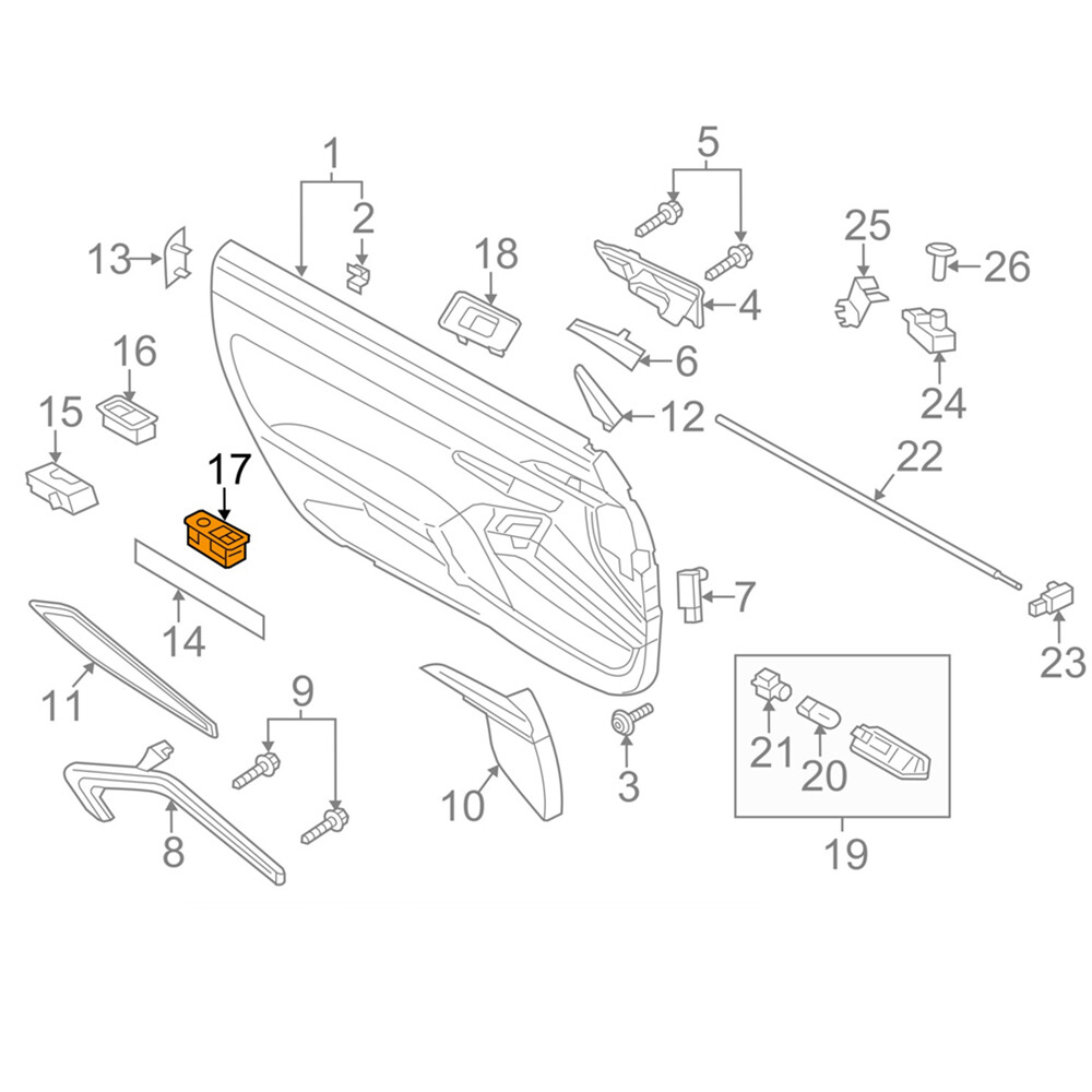 99161315702DML Window Mirror Switch For Porsche 911 991 2012 eBay