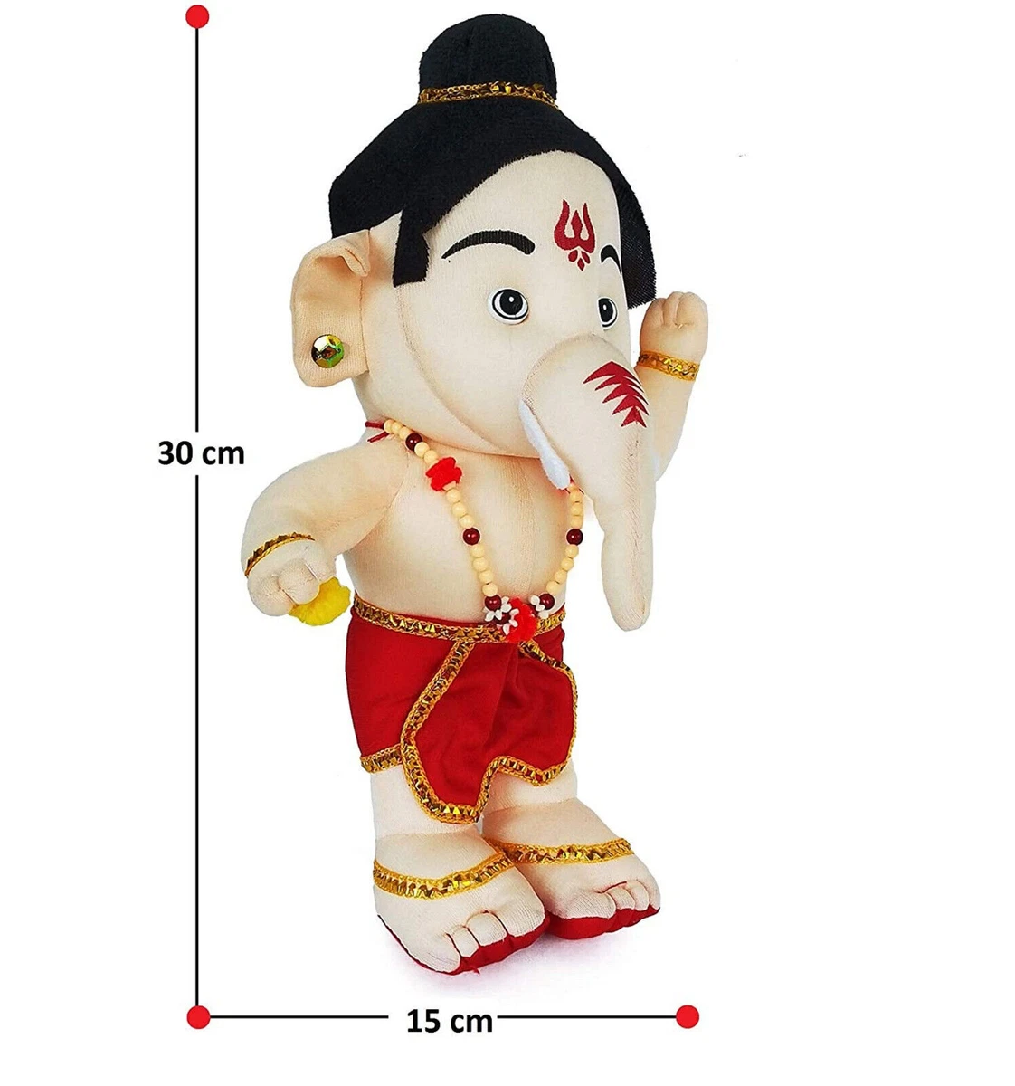 Ganpati Teddy Bear Soft Stuffed Plush Toy Large Size 30cm eBay